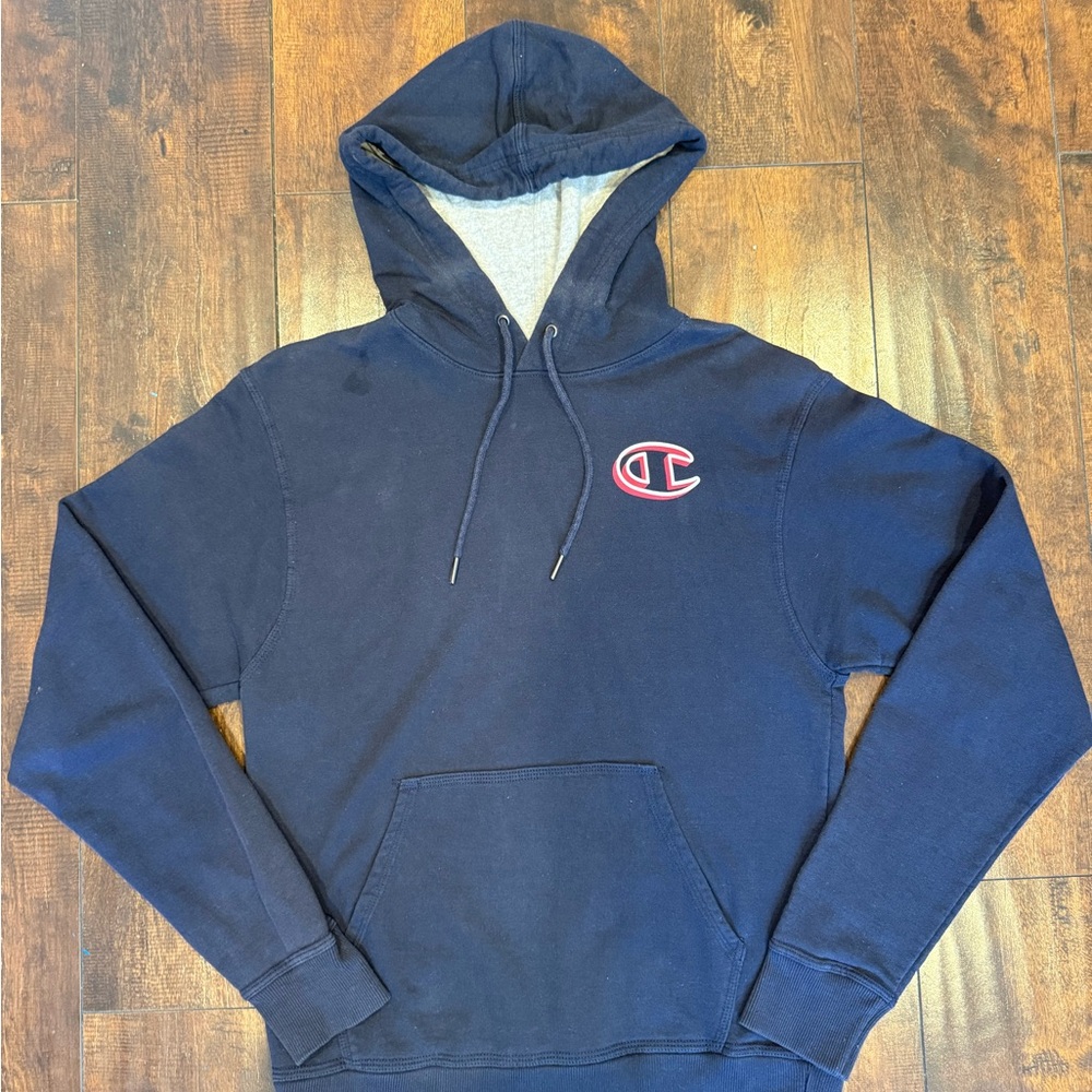 Champion Navy Blue Hoodie Sweater